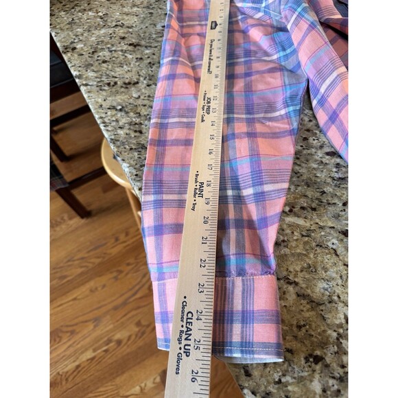 Tommy Bahama 100% Linen Striped Multicolor Button Down shirt XXL - Picture 9 of 10